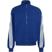 Adidas Sweatshirt de desporto 'KIT 3-Stripes Track' azul escuro / branco