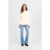 Ichi Blusa 'SOFFIE' branco casca de ovo