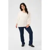 KAFFE CURVE Blusa 'KCTara' branco pérola
