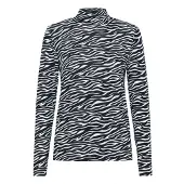 Soaked in luxury Camisa 'Hanadi' preto / branco