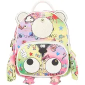 MyMo Pop Mochila 'Eyetheme' amarelo / verde / rosa / preto