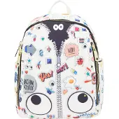 MyMo Pop Mochila 'Pop Eyetheme' azul / pêssego / preto / branco