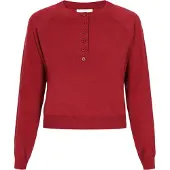 Usha Pullover borgonha