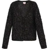 IZIA Casaco de malha preto