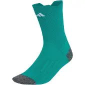 Adidas Meias de desporto 'RUNNING COMFY CREW' cinzento / esmeralda / branco