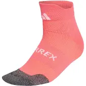 Adidas Meias de desporto 'Speed' laranja néon / mosqueado preto / branco