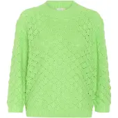 Kaffe Pullover 'KAKani' verde néon