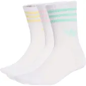 Adidas Originals Meias Crew 3 Stripes 3 Pares