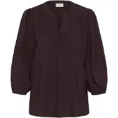 Kaffe Blusa 'KAAnnika' castanho escuro