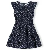 MINOTI Vestido marinho / azul pombo / azul pastel