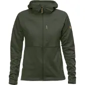 Fjall Raven - Vestuário caminhada mulher - Abisko Trail Fleece W Deep Forest para Mulher - Tamanho M - Verde