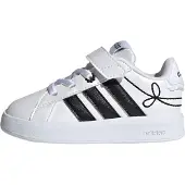 Adidas Sapatilhas 'Grand Court 3.0' preto / branco