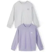 MINOTI Sweatshirt cinzento claro / lilás