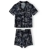 MINOTI Pijama azul escuro / branco