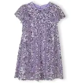 MINOTI Vestido lavanda / rosa escurecido / prata