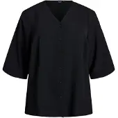 Zizzi Blusa 'Kikka' preto