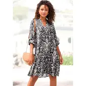 Vivance Vestido preto / branco