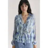 Hiccups for Kids Blusa opal / azul claro / oliveira