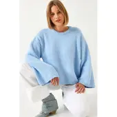 Bianco Lucci Pullover azul claro