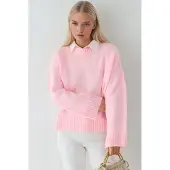 Hiccups for Kids Pullover oversized cor-de-rosa