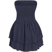 Hiccups for Kids Vestido marinho