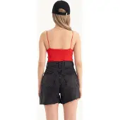 Hiccups for Kids Top vermelho