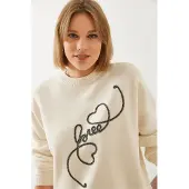 Bianco Lucci Pullover 'Pullover' bege