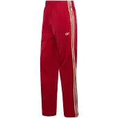Adidas Calças 'Firebird' creme / vermelho