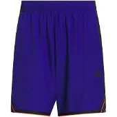 Adidas Calças de desporto 'Crazy Lite' azul escuro / laranja néon / preto