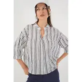 Big Dart Blusa azul