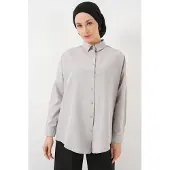 Big Dart Camisa 'Hemden' cinzento claro