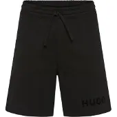 HUGO Calças 'Dinkoe' preto