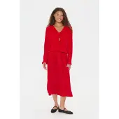 Saint tropez Casaco de malha vermelho claro