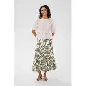 Saint tropez Saia 'SZRipley' oliveira / branco