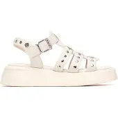 Xti para mulher. 14523802-HIELO Sandálias 145238 branco-escuro (40), Plano, Fivela, Casual