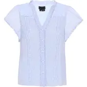 Dreimaster Klassik Blusa azul claro
