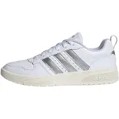 Adidas Sapatilhas baixas 'Courtwave' prata / branco