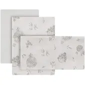 cambrass Lençol De Berço Ajustável Globe 60x120x1 Cm 3 Unidades