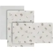 cambrass Lençol De Berço Ajustável Calma 70x140x1 Cm 3 Unidades