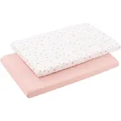 cambrass Lençol De Baixo Para Mini Berço Calma 50x90x12 Cm 2 Unidades