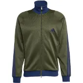 Adidas Casaco de treino 'Stadium' azul escuro / oliveira