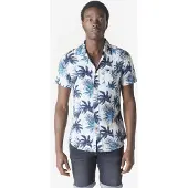 KOROSHI Camisa navy / azure / branco