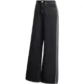 Adidas Originals Jeans De Cintura Alta Wide Leg