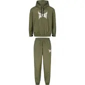 TAPOUT Fato de jogging 'Terraza' oliveira / branco