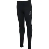 Hummel Calças de desporto preto / branco
