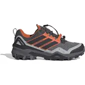 Adidas Sapato com atacadores cinzento / laranja