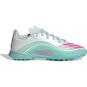 Adidas Sapatilha de desporto 'F50 Messi League' jade / rosa / branco lã