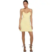 Urban Classics Vestido amarelo claro