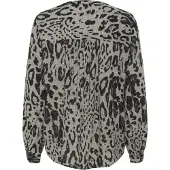 Kaffe Blusa 'KAMilia' cinzento / preto / branco