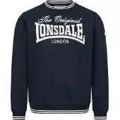 Lonsdale Sweatshirt 'Clifton' navy / branco